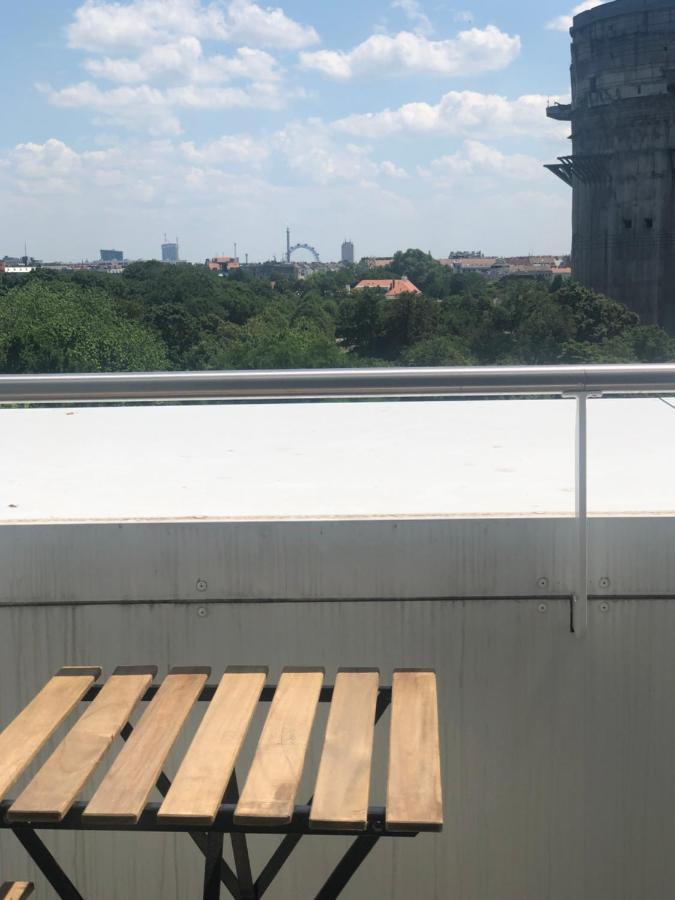 Augartenblick Penthaus 14 - Blick Zum Riesenrad Vienna Esterno foto