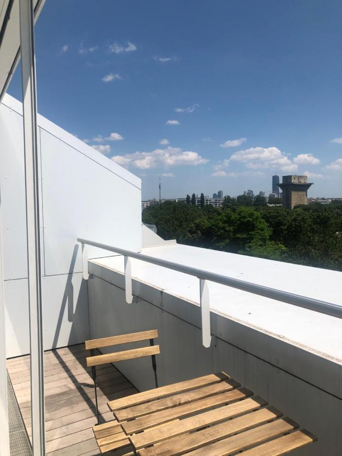 Augartenblick Penthaus 14 - Blick Zum Riesenrad Vienna Esterno foto
